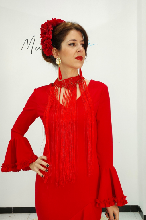 Collar Flamenca Rojo