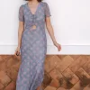 Vestido Tul Emily Gris y Rosa