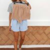 Pantalón Corto Basic Camel