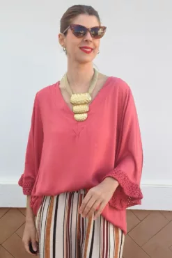 Blusa Altamira Ancha Coral