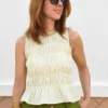 Top Rayas Amarillo
