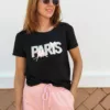 Camiseta Paris Negra