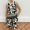 Conjunto Corto Tropi Negro