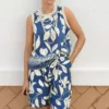 Conjunto Corto Tropi Azul