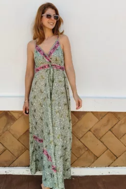 Vestido Alma India Verde