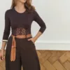 Camiseta Corsé Chocolate