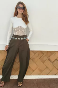 Camiseta Corsé Blanco Roto
