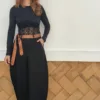 Pantalón Balloon Negro