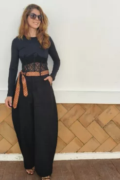 Pantalón Balloon Negro