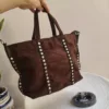 Bolso Tachuelas Chocolate